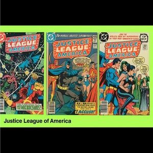 Justice League of America Comic Lot DC Comics Bronze Age
